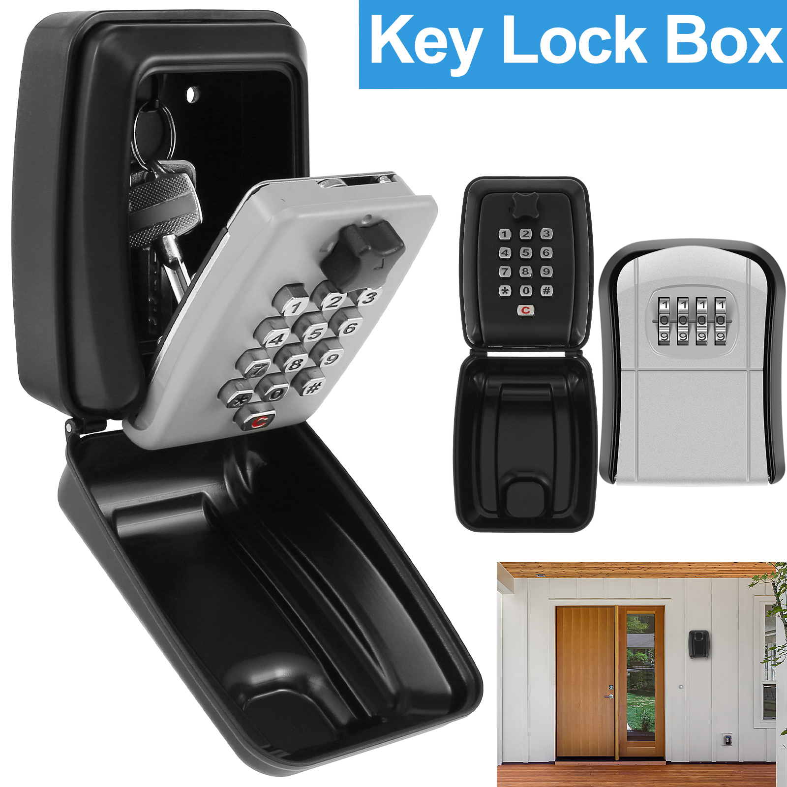 Key Lock Box Wall-Mount Secret - Lockbox Key Secure review and price
