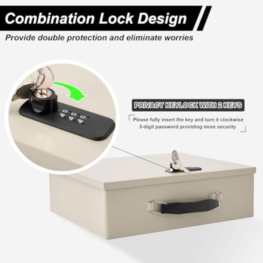 Fireproof Document Box with Ke - Fire Safe Document review and price