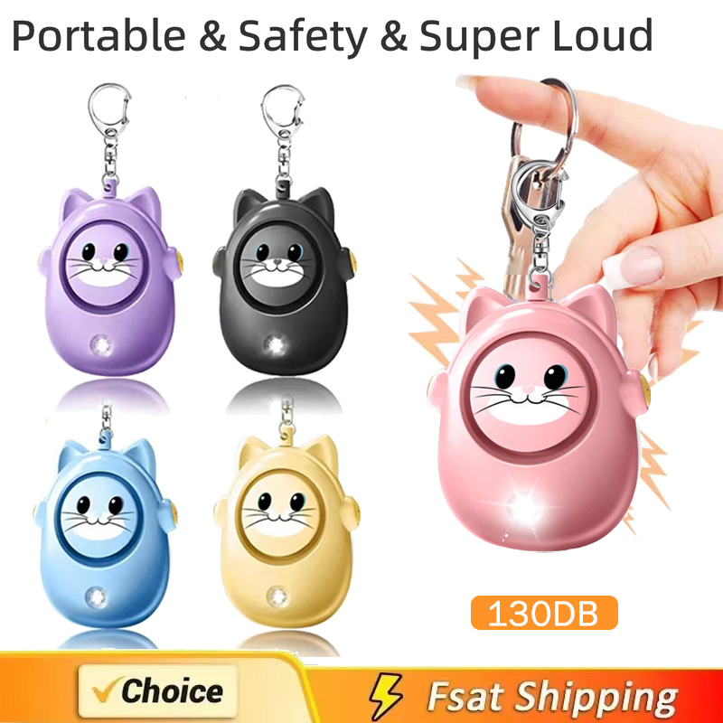 Cute Cat Personal Self Defense - Personal Alarm Keychain review and price
