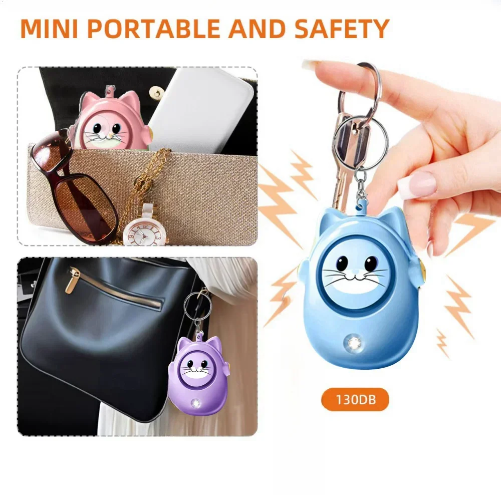 Cute Cat Personal Self Defense - Personal Alarm Keychain review and price