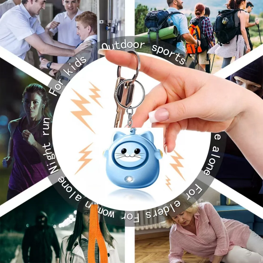 Cute Cat Personal Self Defense - Personal Alarm Keychain review and price