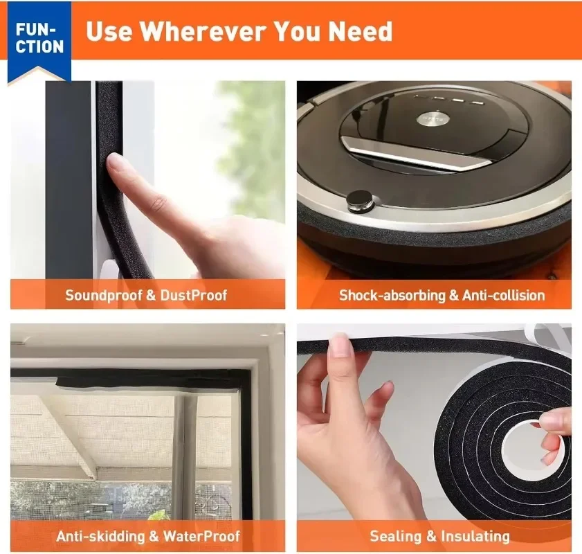 Thick Foam Window Sealing Stri - Window Lock Bar review and price