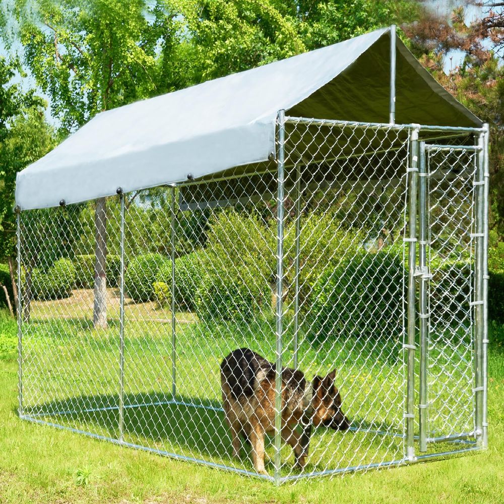 10x6x7.7t Large Dog Kennel Out - Security Chain Door review and price