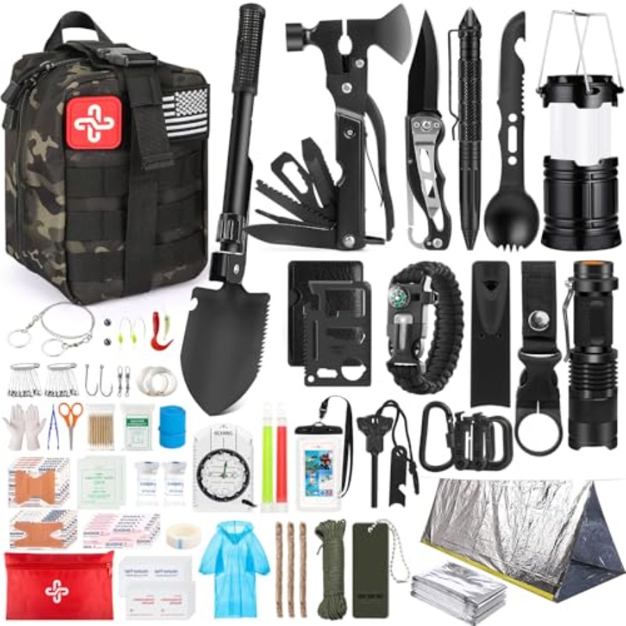 Survival Kit, 250Pcs Survival  - First Aid Bag Kit review and price
