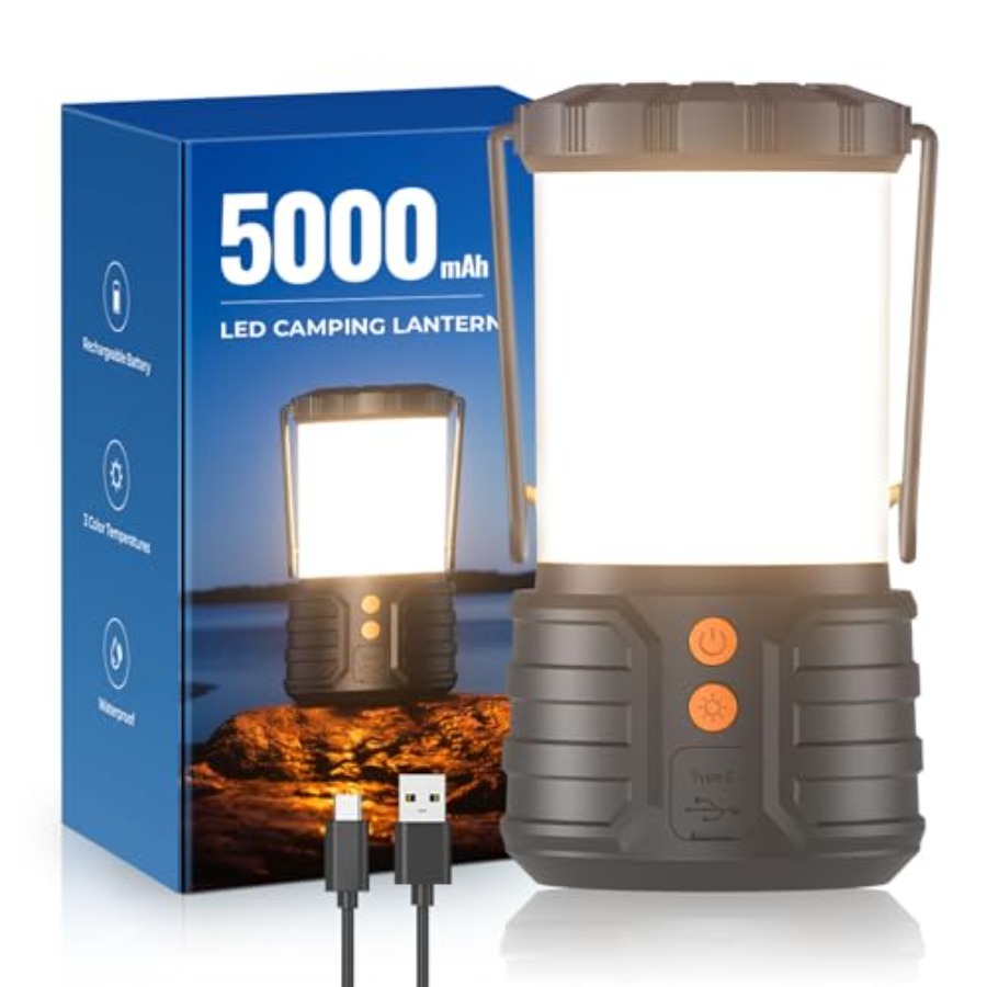 Camping Lantern, 5000mAh Recha - Power Outage Light review and price
