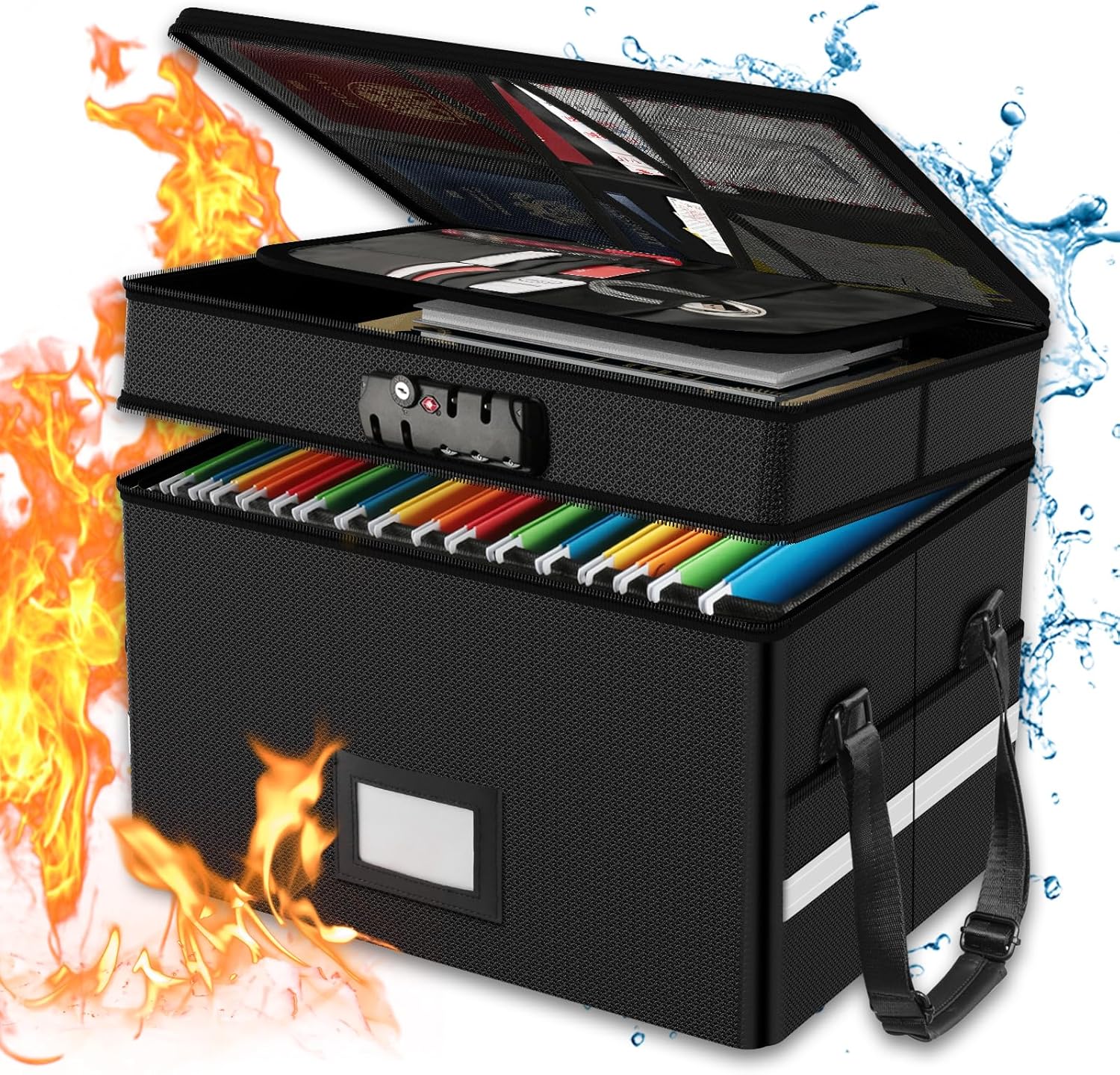 Fireproof Document Box with Lo - Fire Safe Document review and price