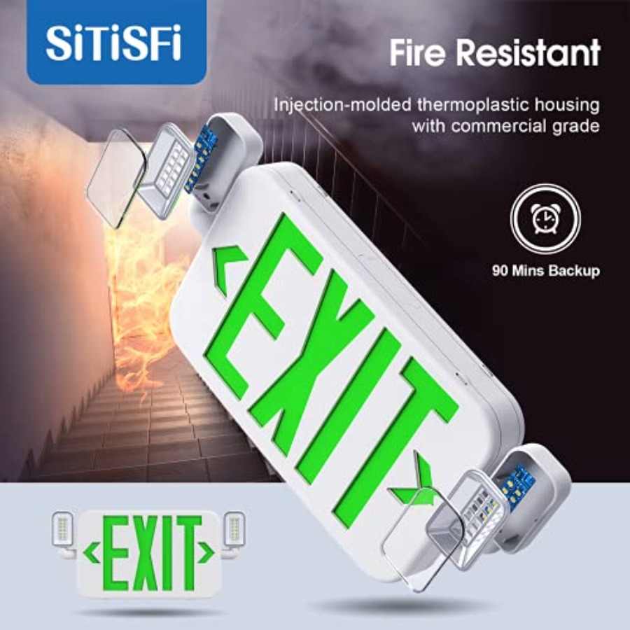 Led Combo Emergency Exit Sign  - Emergency Exit Sign review and price