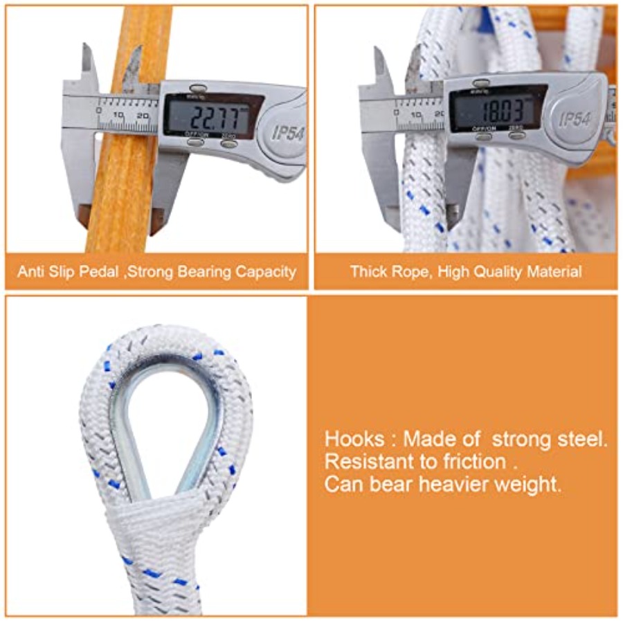 Rope Ladder, 49 Feet Emergency - Fire Escape Ladder review and price