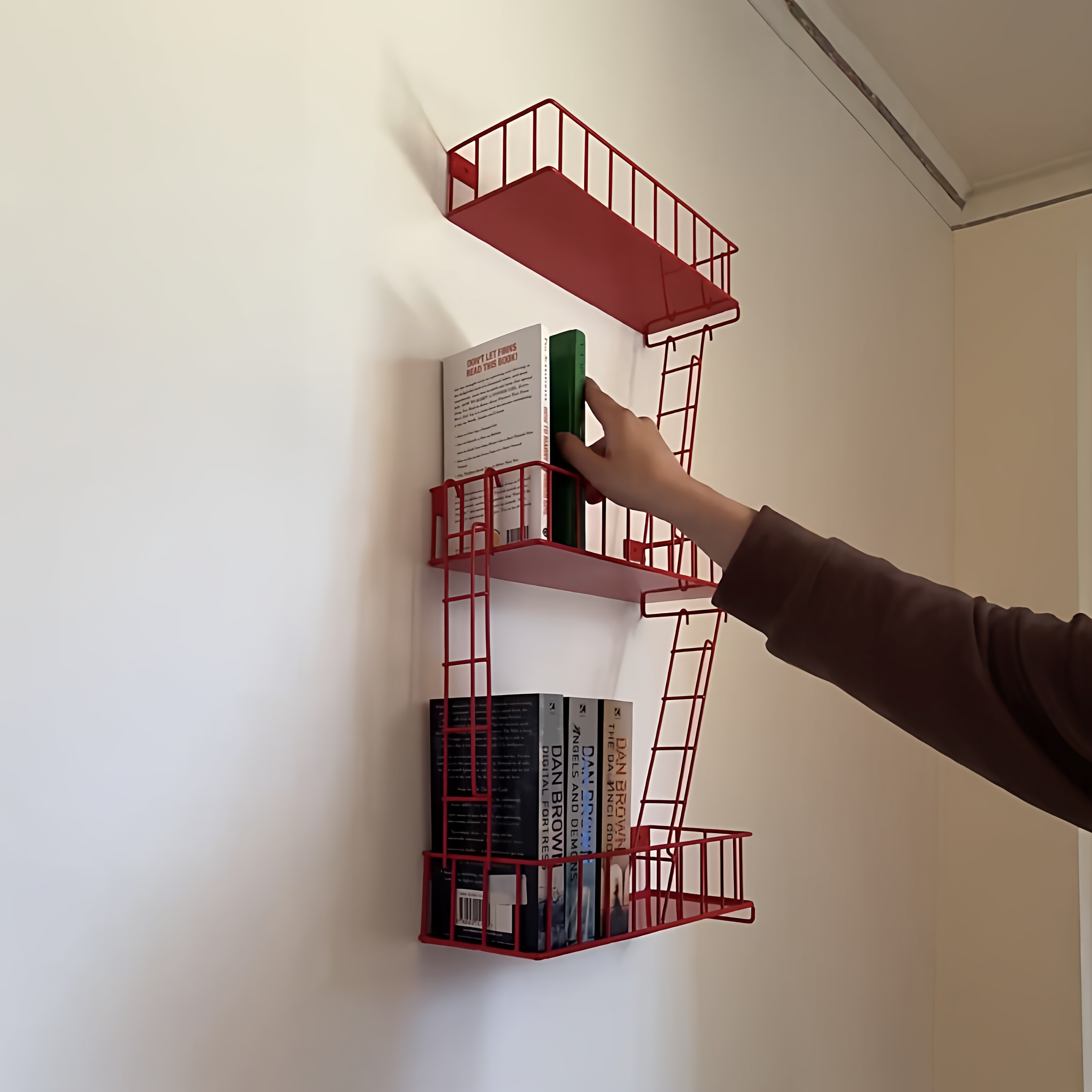 Fire Escape Wall Shelf, 3-Tier - Fire Escape Ladder review and price