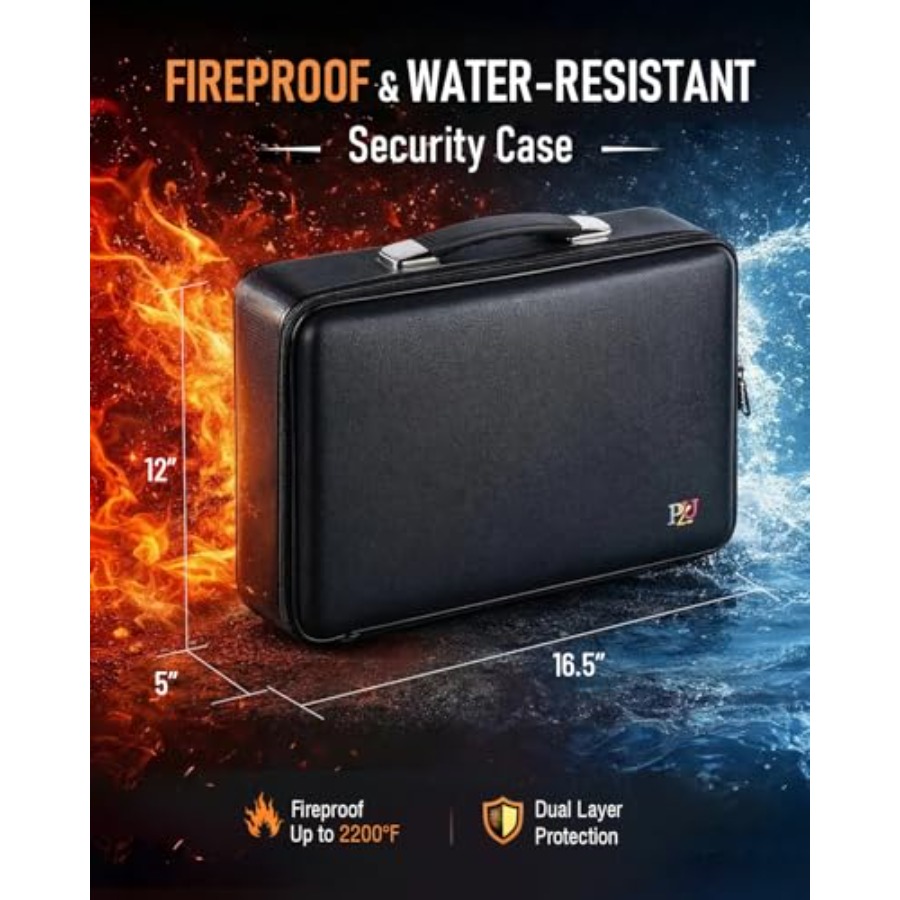 Fireproof Document Box - Hard- - Fire Safe Document review and price