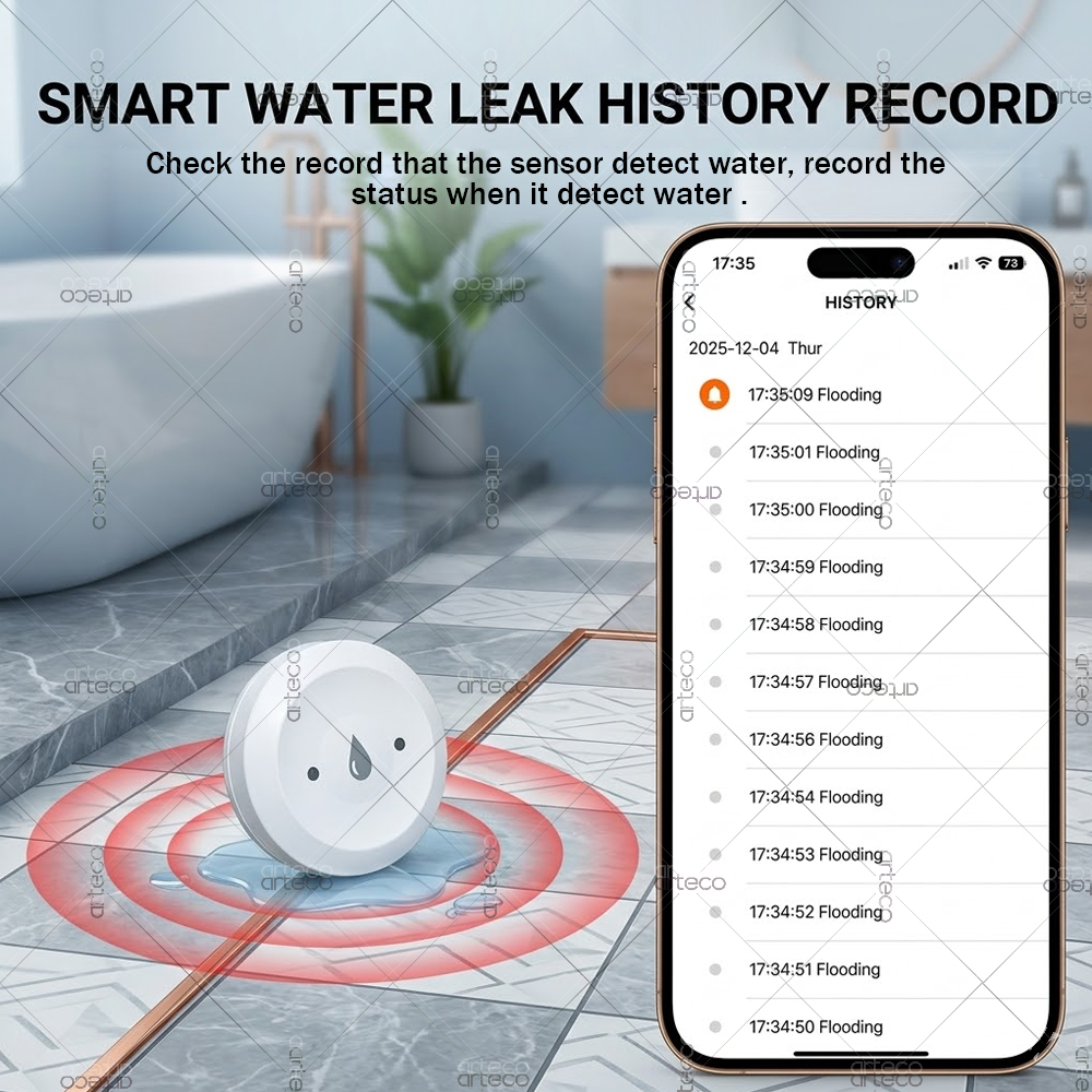 Zigbee Water Leak Sensor Smart - Water Alarm Sensor review and price