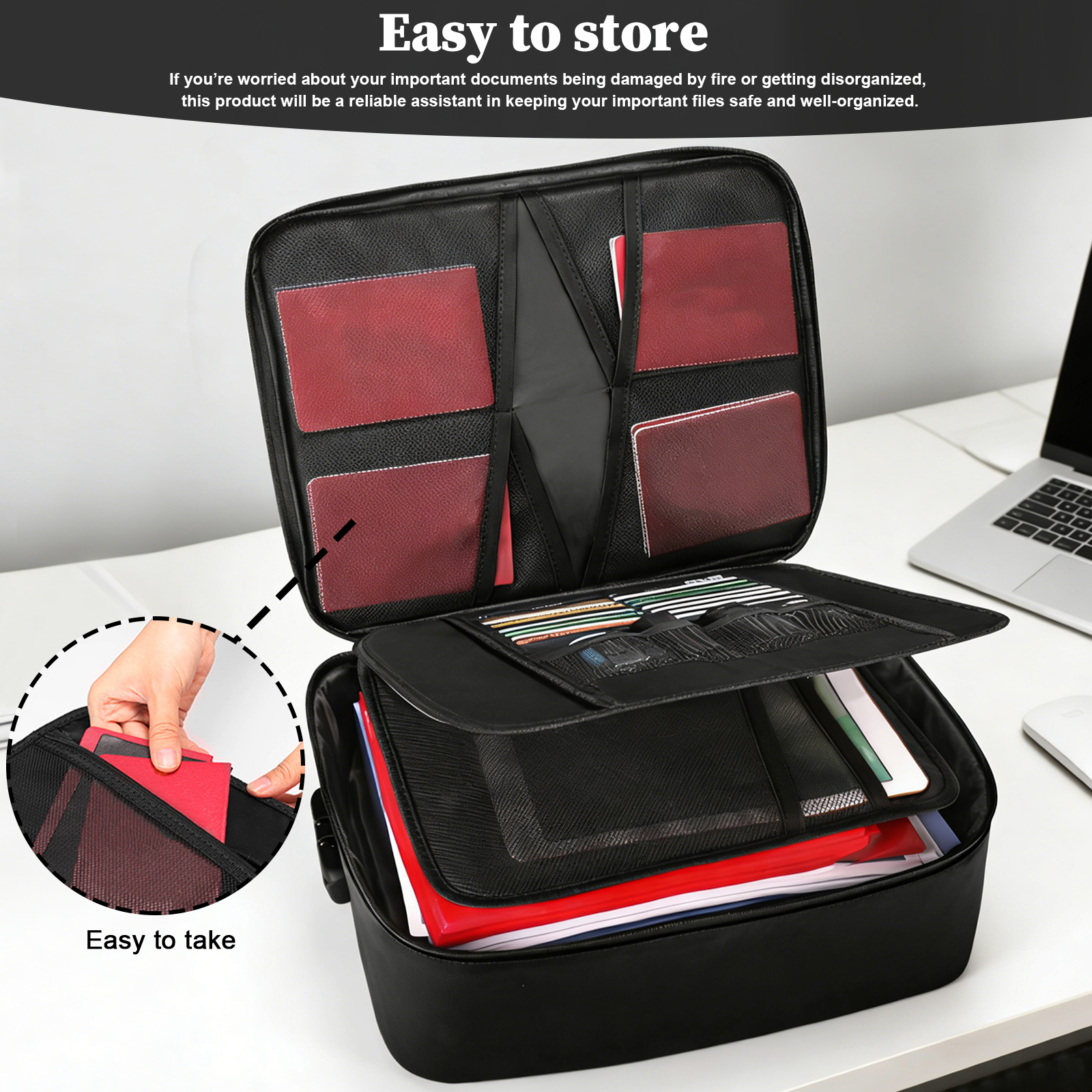 Fireproof Document Bag with Lo - Fire Safe Document review and price