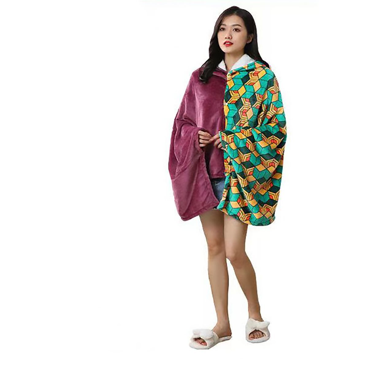 Anime Flannel Blanket Hoodie S - Fire Blanket Kitchen review and price