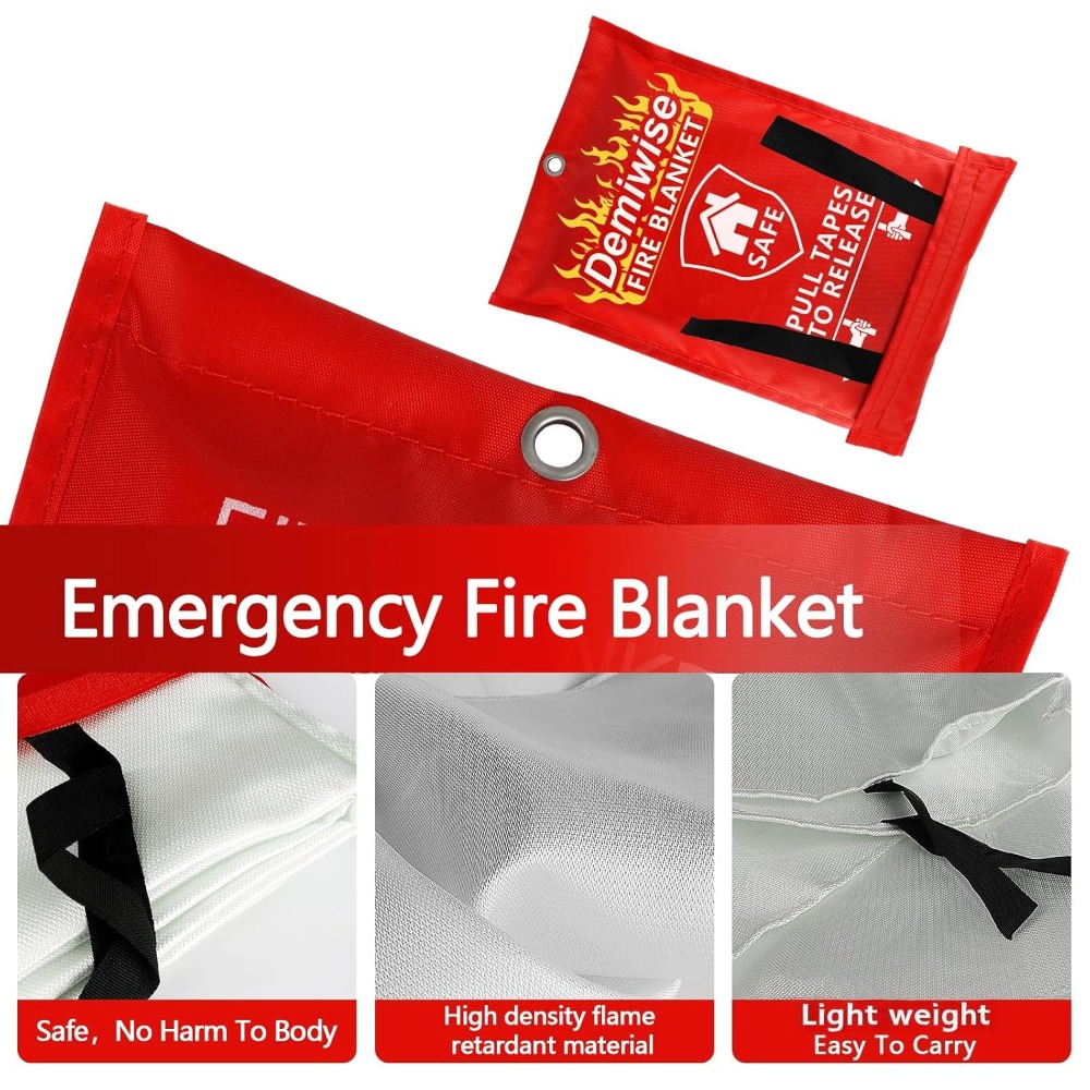 Thick Fire Blanket Emergency f - Fire Blanket Kitchen review and price