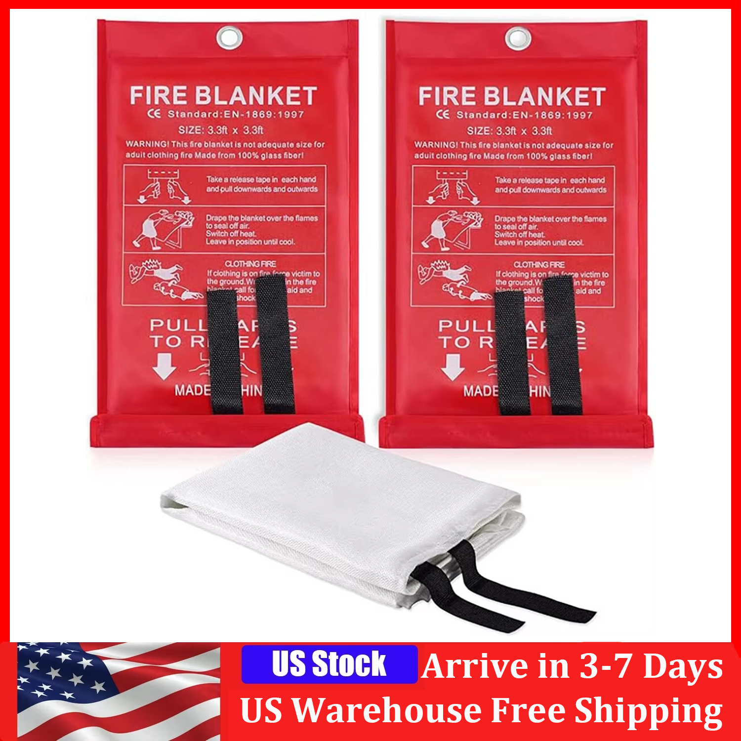 1M*1M Fire Blanket, Kitchen Es - Fire Blanket Kitchen review and price