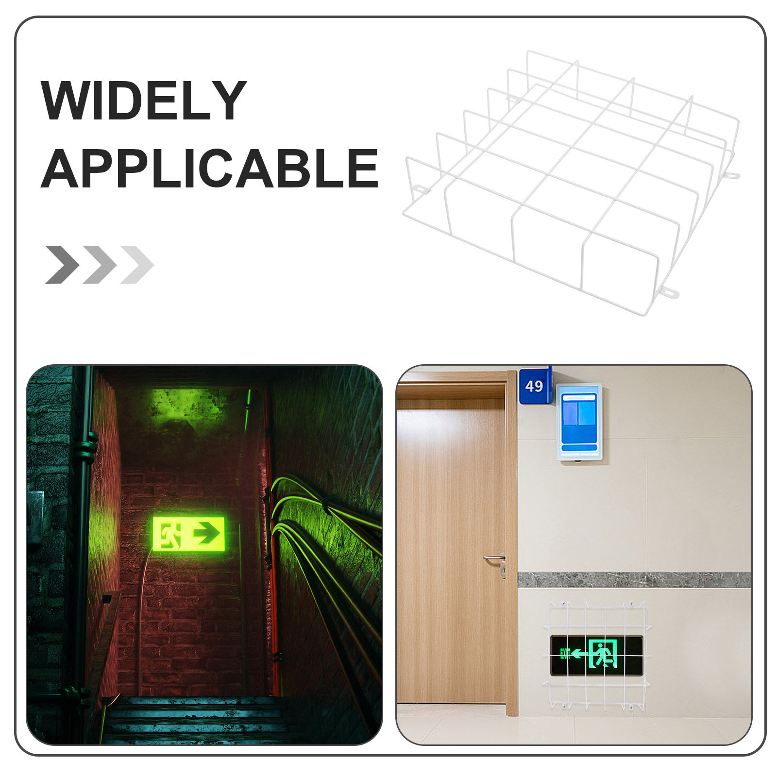 Emergency Light Protective Cag - Emergency Exit Sign review and price