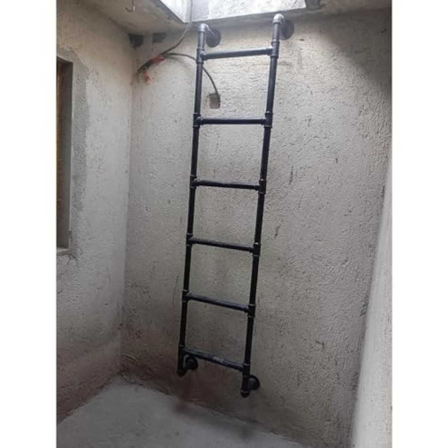 Wall Mounted Metal Step Ladder - Fire Escape Ladder review and price