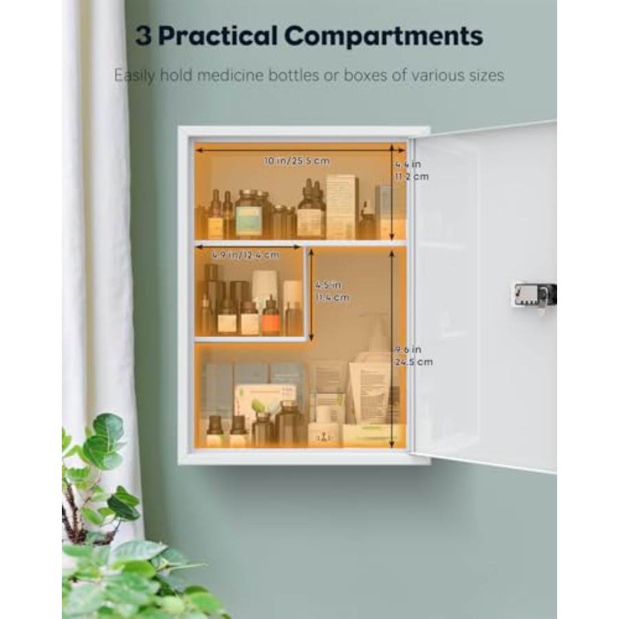 Wall Mount Medicine Cabinet wi - Medicine Cabinet Lock review and price