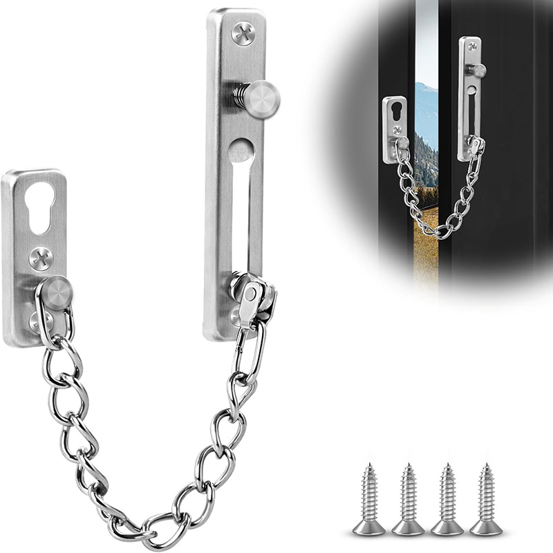 Stainless Steel Door Chain Loc - Security Chain Door review and price