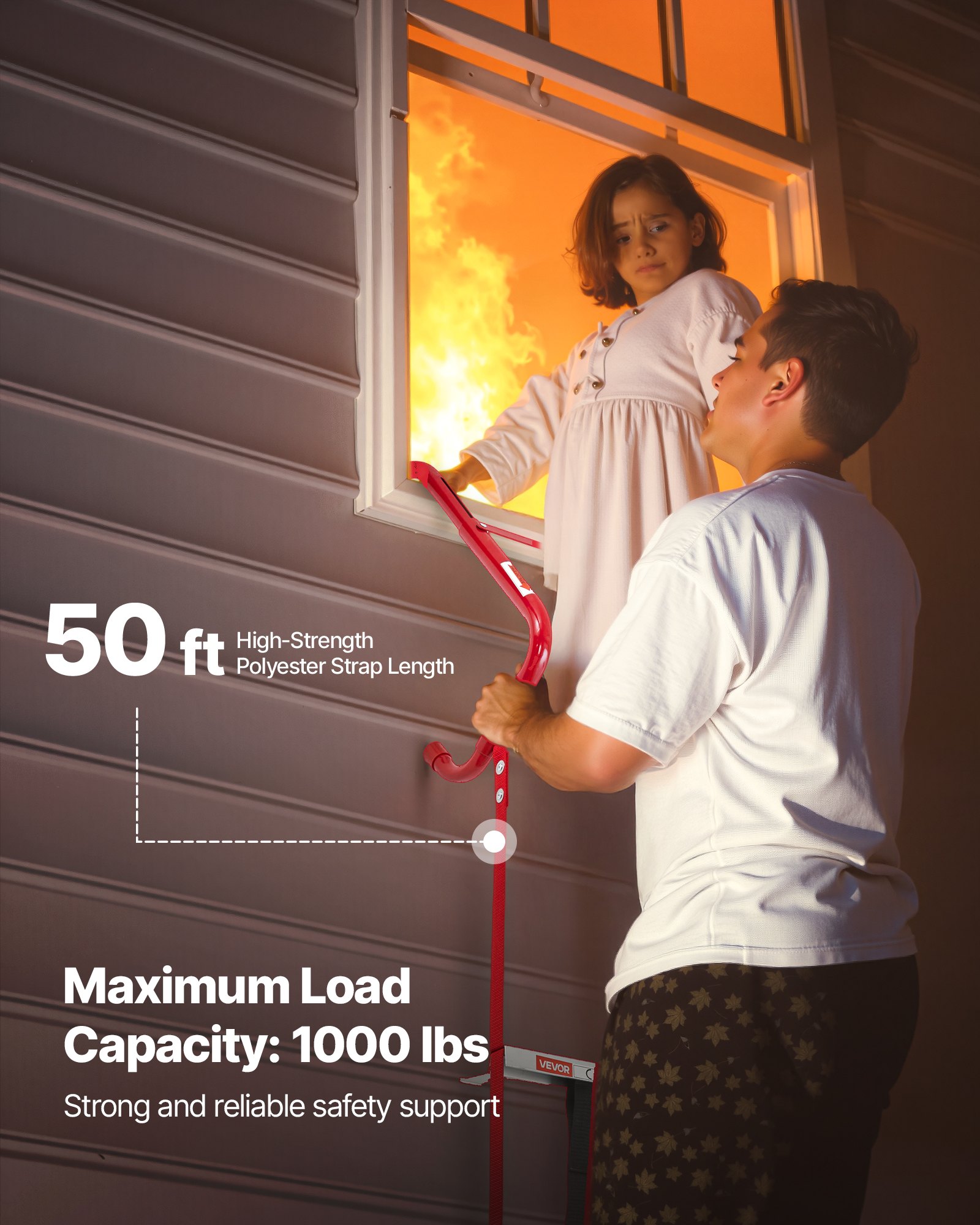 Fire Escape Ladder, 5-6 Story  - Fire Escape Ladder review and price