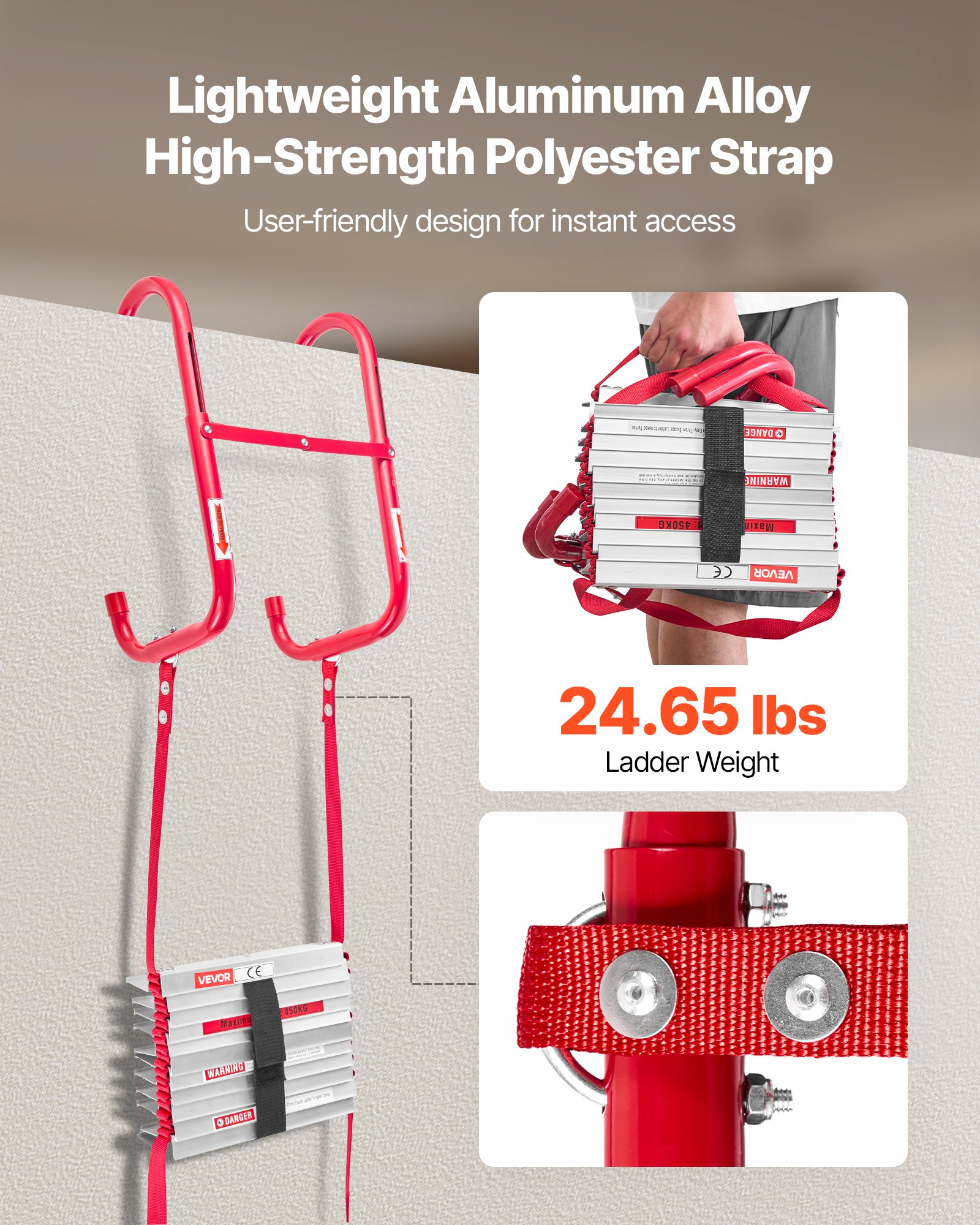 Fire Escape Ladder, 5-6 Story  - Fire Escape Ladder review and price