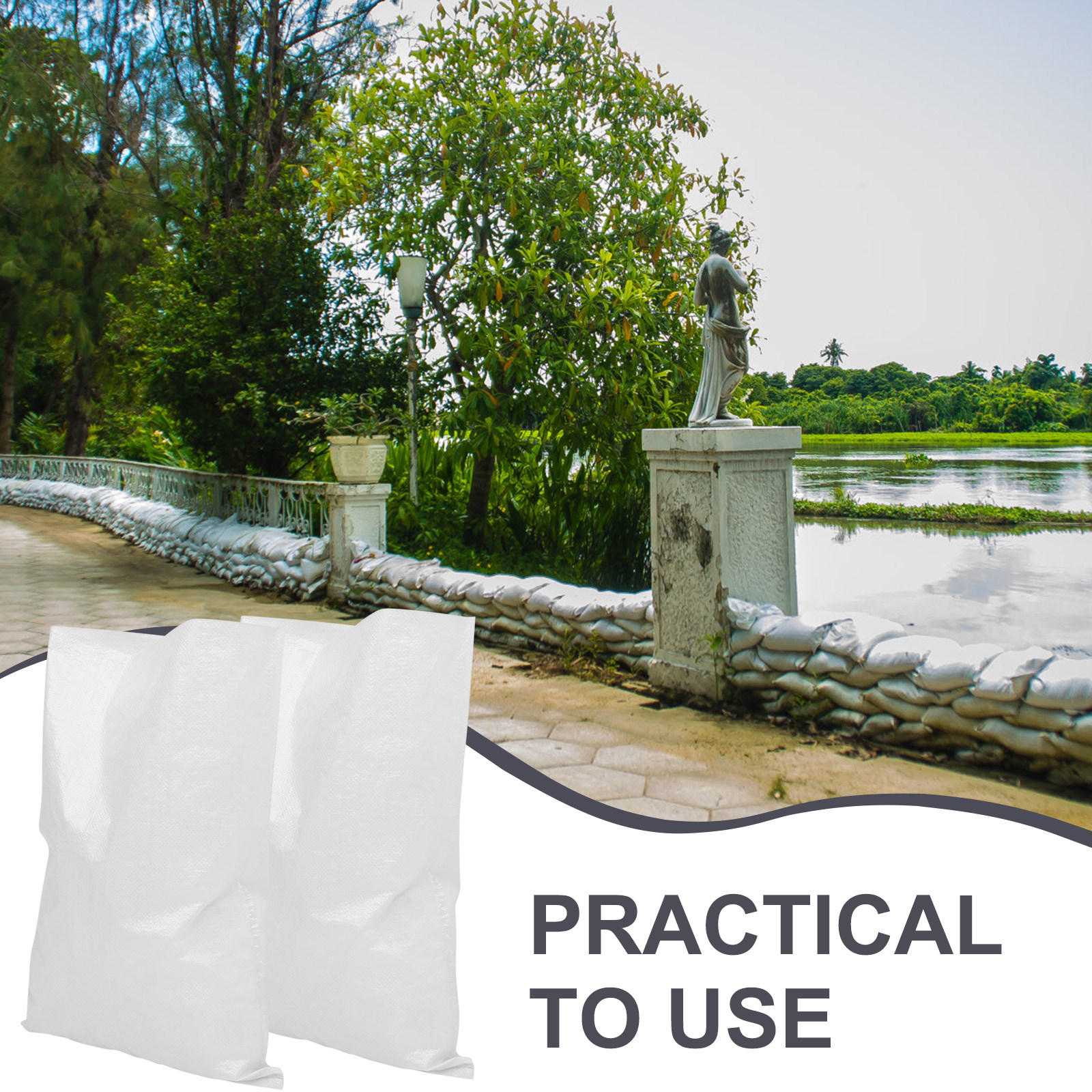 5Pcs Waterproof Woven Sandbags - Flood Barrier Bag review and price