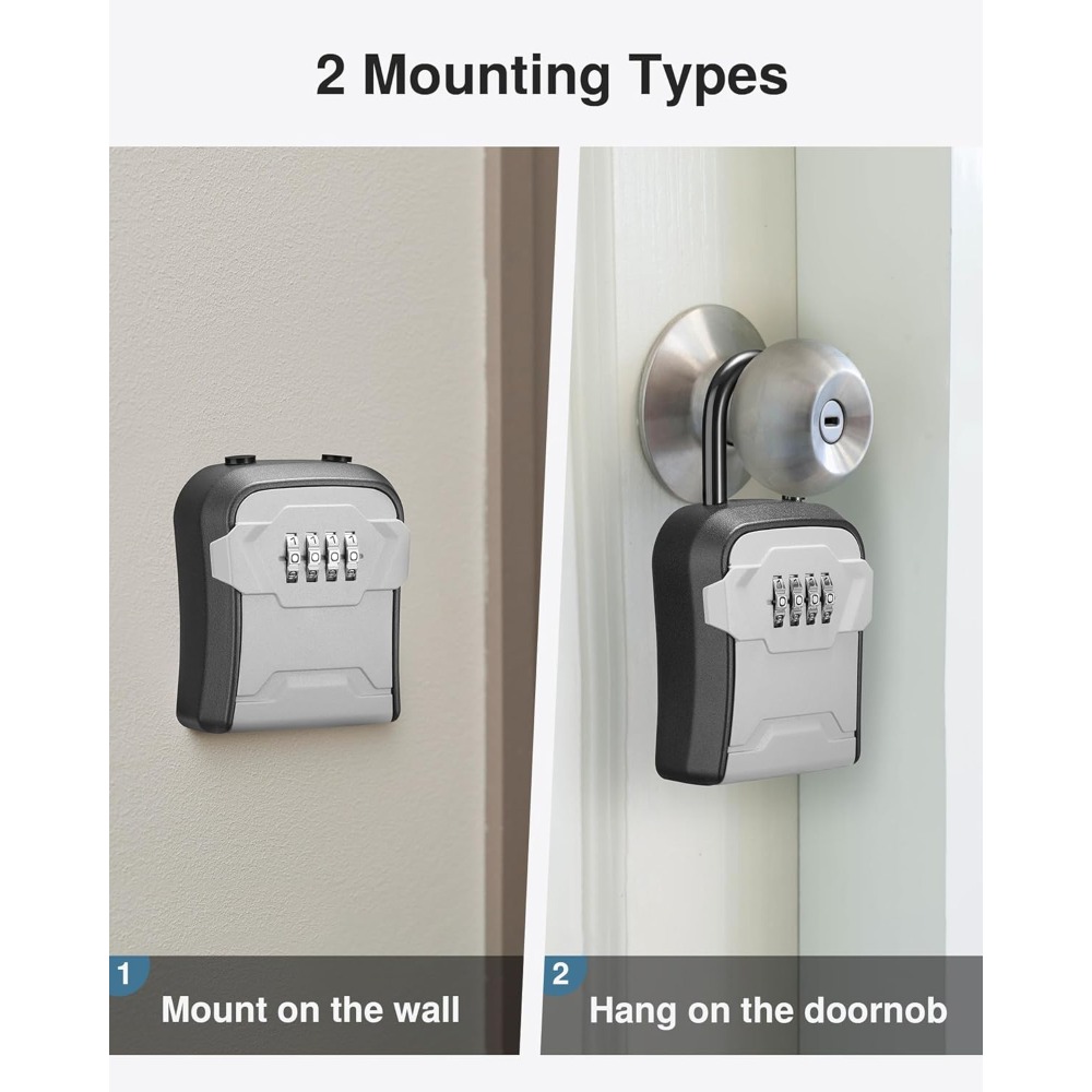 Lock Box, Key Lock Box Wall Mo - Lockbox Key Secure review and price