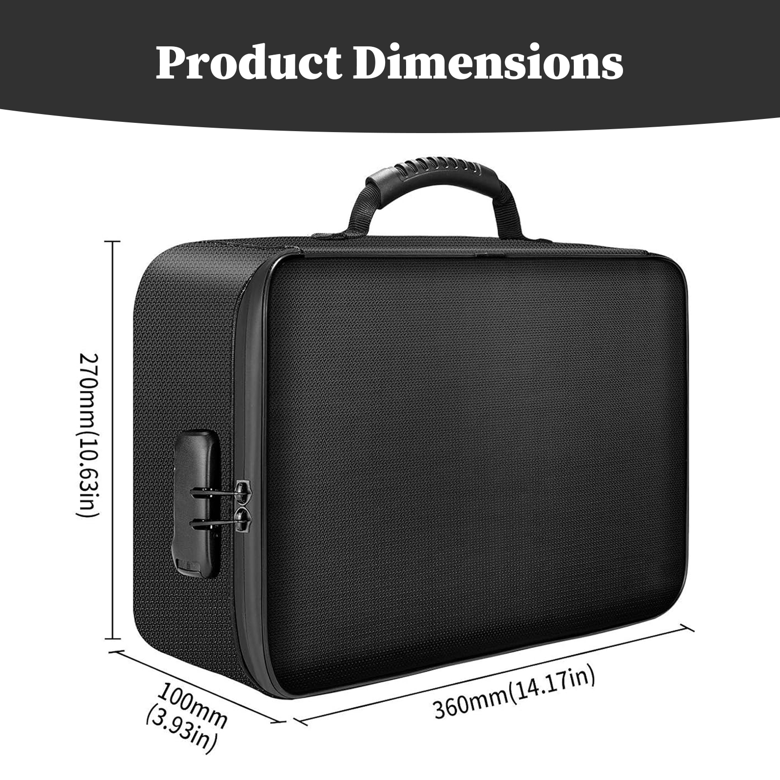 Fireproof Document Bag with Lo - Fire Safe Document review and price