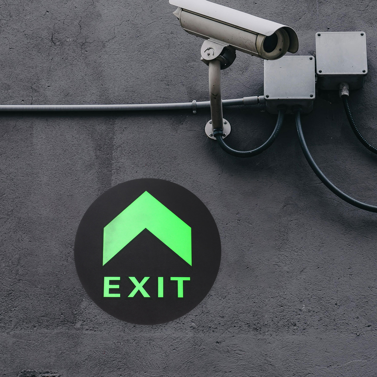 5Pcs Exit Sign Stickers Night  - Emergency Exit Sign review and price