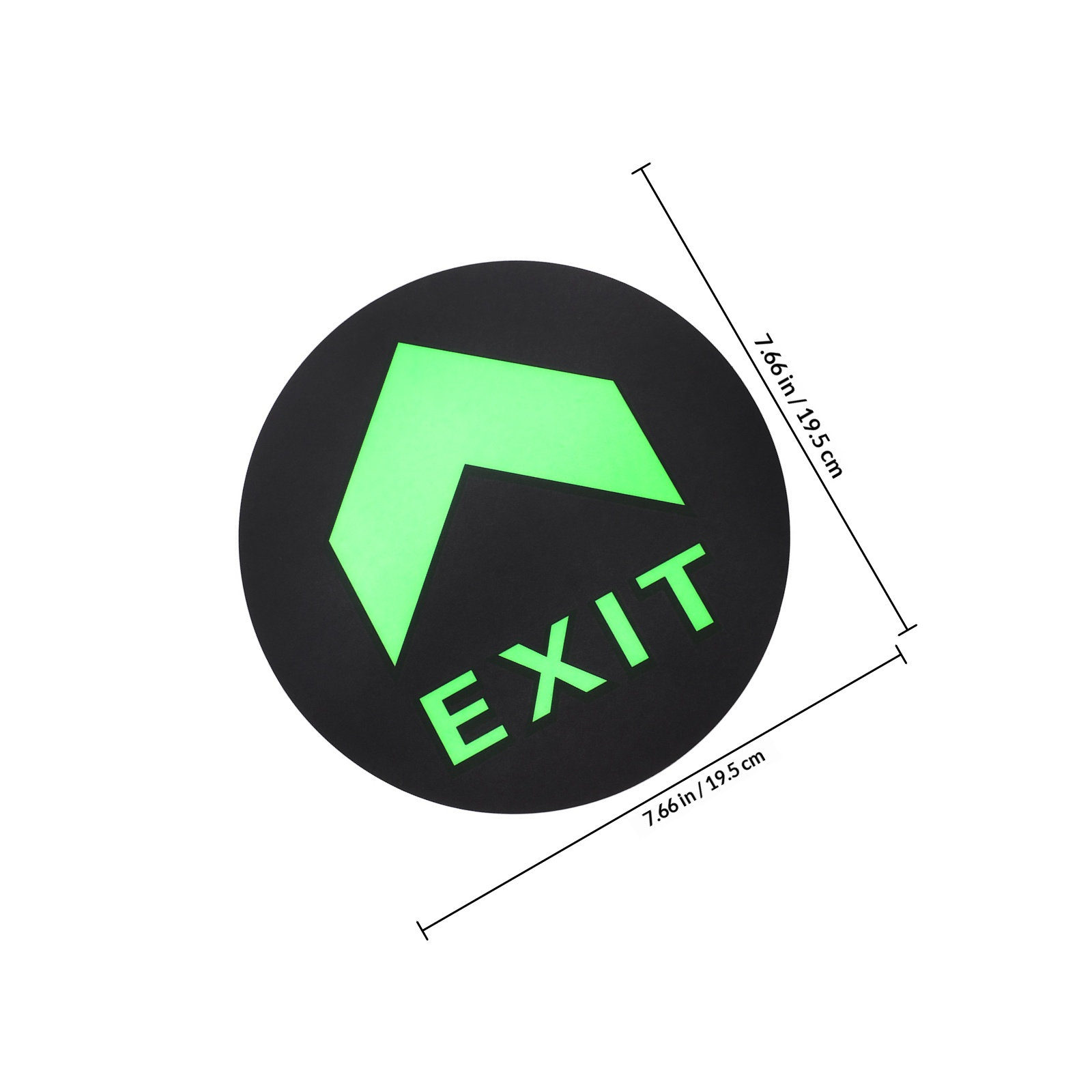 5Pcs Exit Sign Stickers Night  - Emergency Exit Sign review and price