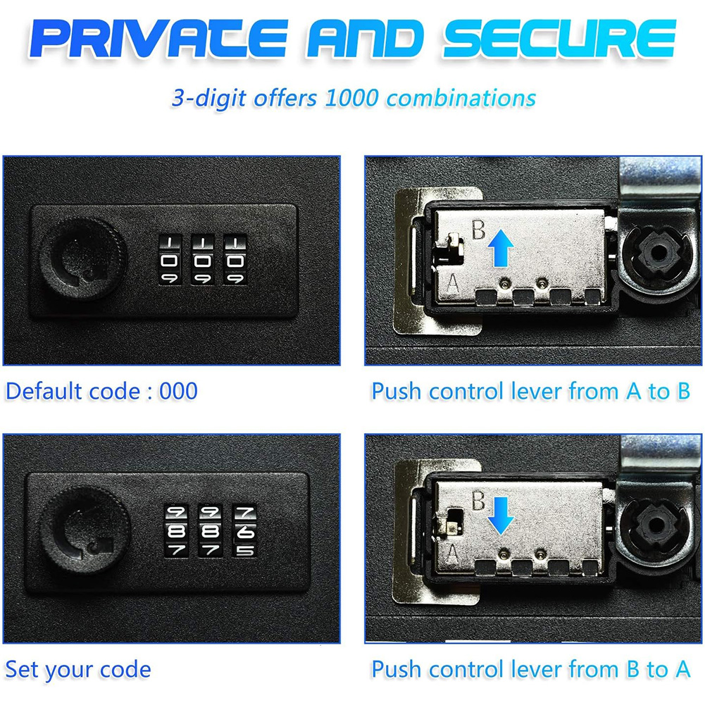 Professional 20 Key Hooks Comb - Lockbox Key Secure review and price